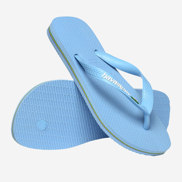 Havaianas Brasil Logo Blue Lavender