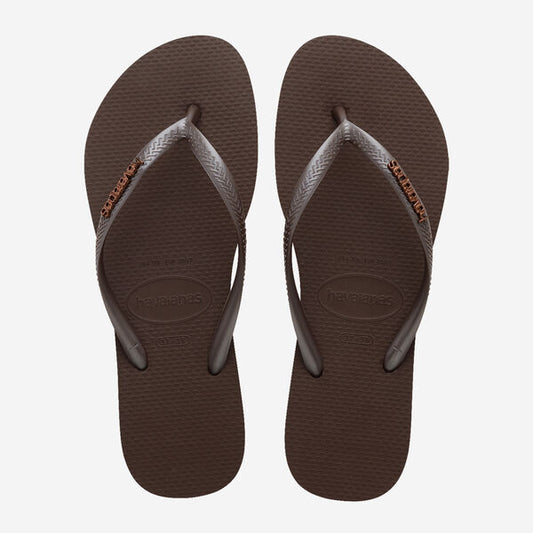 Havaianas Slim Metallic Brown