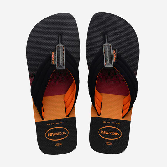 Havaianas Urban Print Black Orange