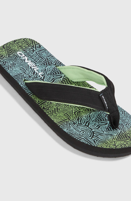 Kids Koosh Graphic Sandals | Blue
