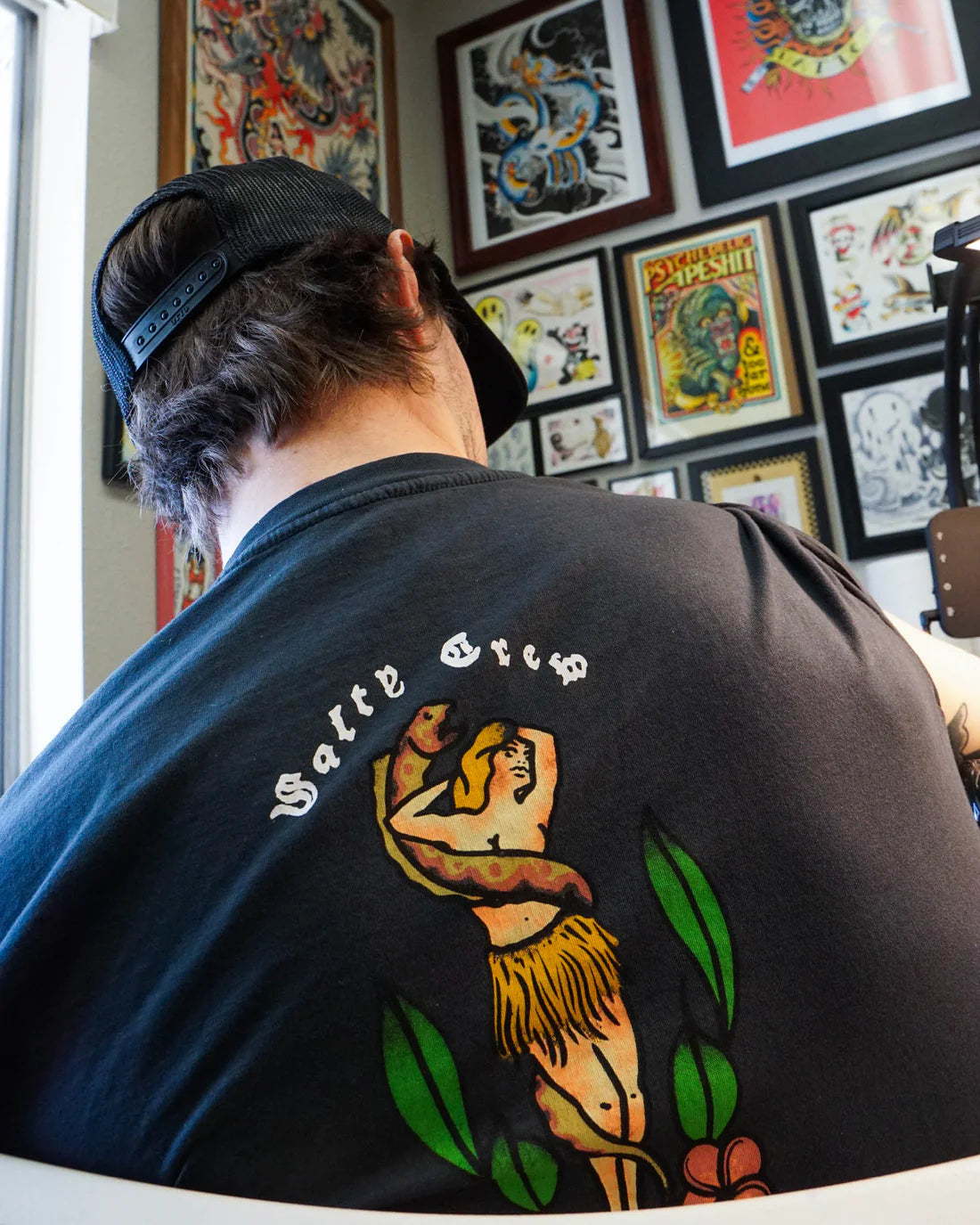Salty Crew Hopper Vintage SS Tee Black
