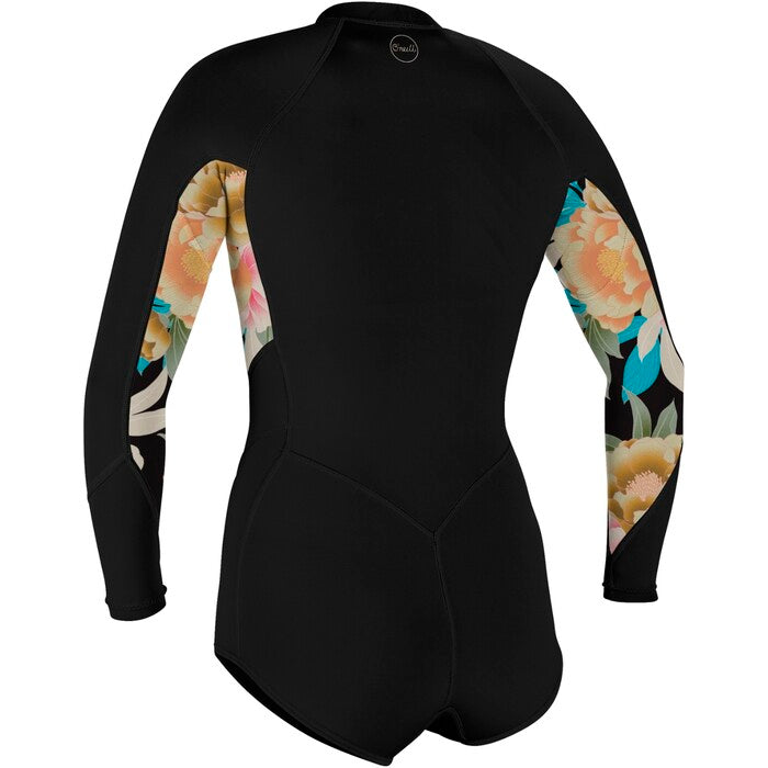 O'neill Mujer Bahia 2/1mm Front Zip Manga Larga Traje De Primavera Neopreno