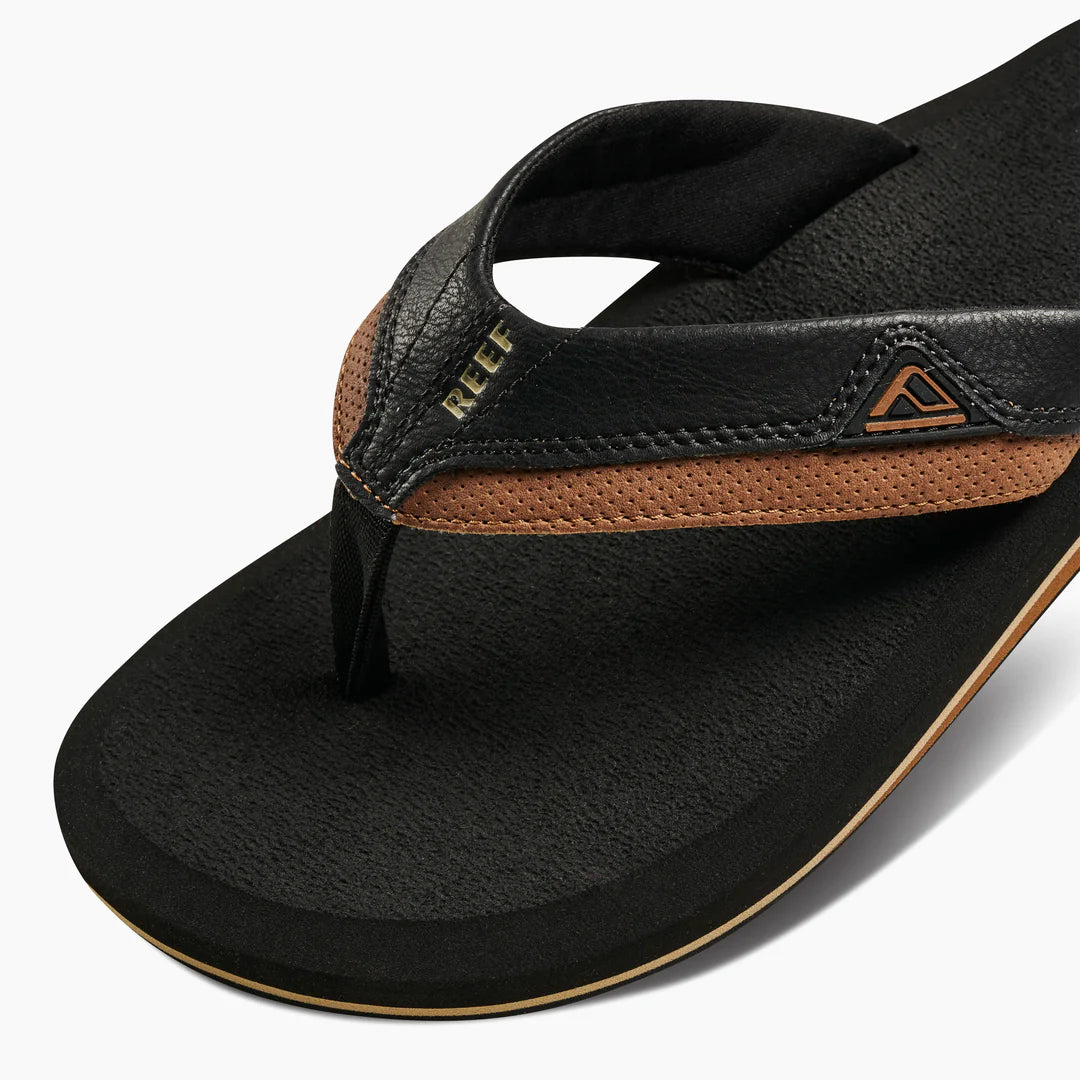 Reef Cushion Down Black Tan
