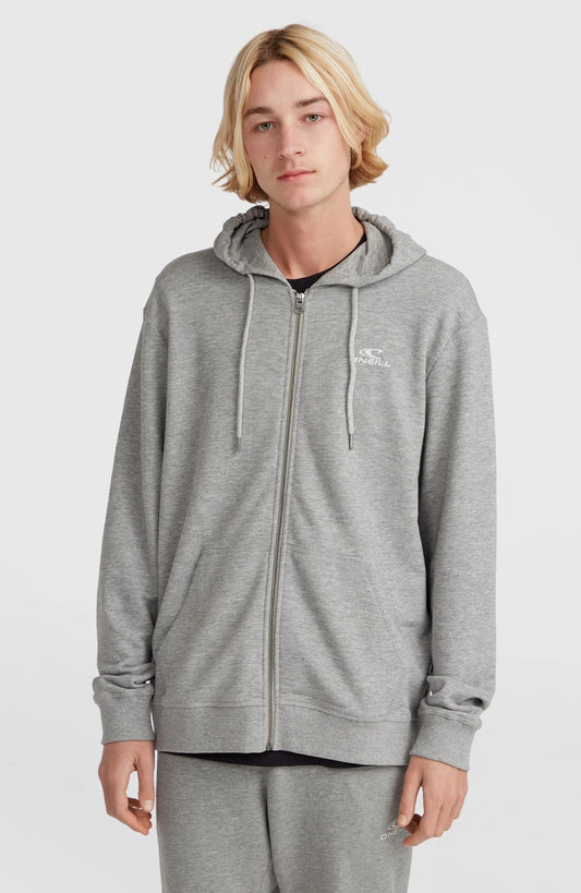 O'neill Men Small Logo Full Zip Hoodie | Grey