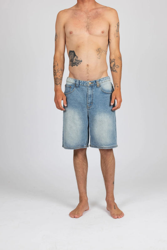 Rusty Lucifer Loose Short Hard Hat Blue