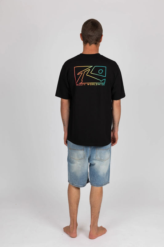 Rusty Boxed Out SS Tee