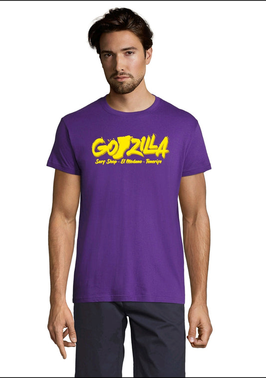 Godzilla t-shirt purple