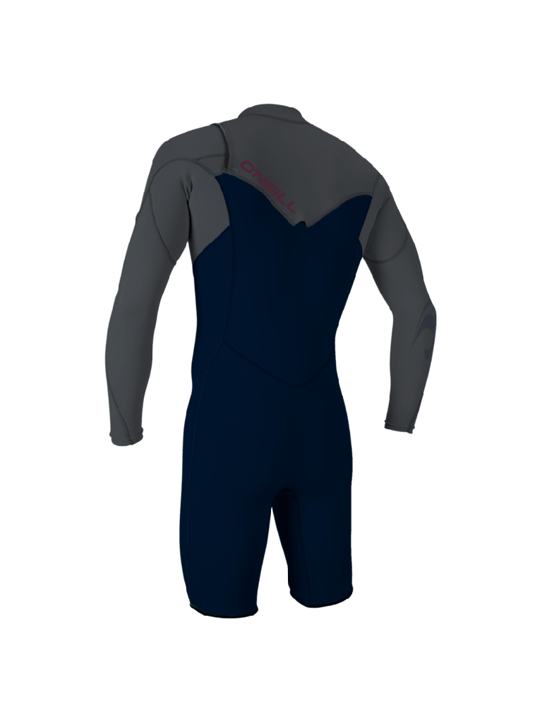 Men Hammer 2mm Chest Zip Long Sleeve Spring Wetsuit Black
