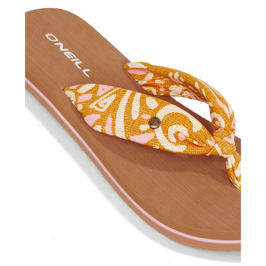 O'Neill Ditsy Sun Sandals Orange
