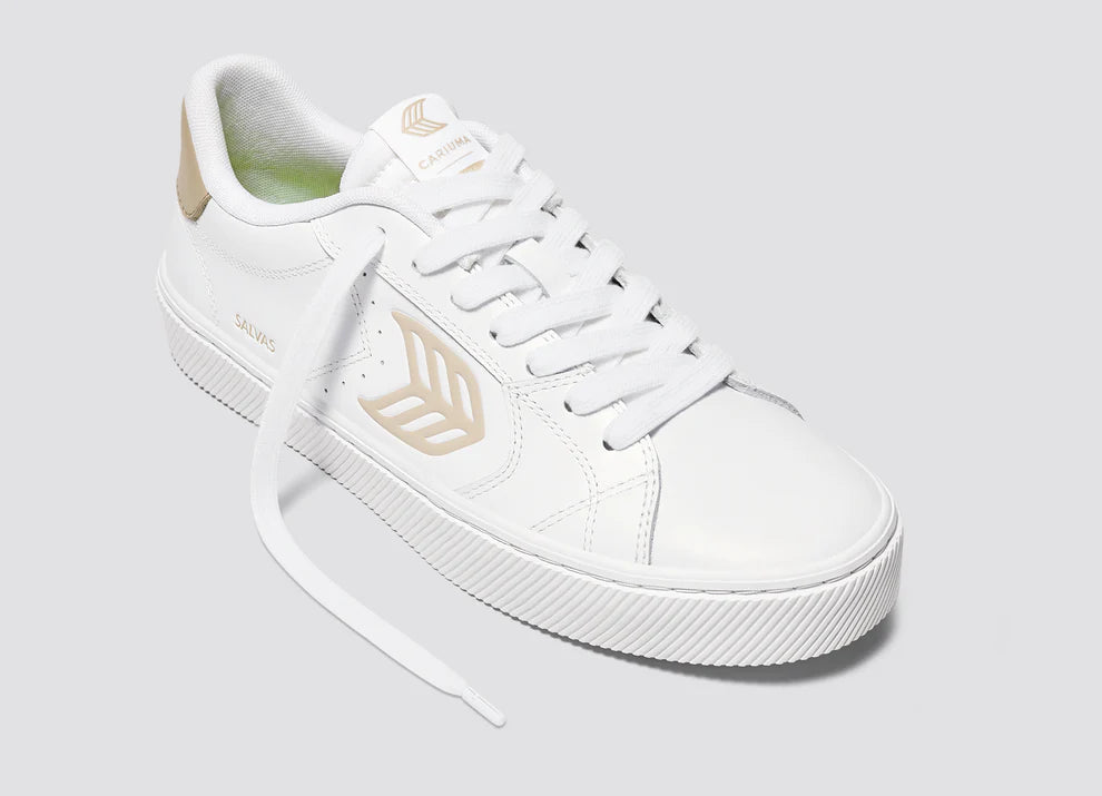 CARIUMA SALVAS White Leather Shifting Sand
