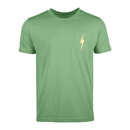 Lightning Bolt Men's OG SS Pocket Tee Deep Grass Green