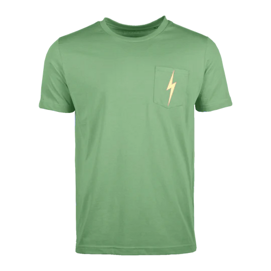 Lightning Bolt Men's OG SS Pocket Tee Deep Grass Green