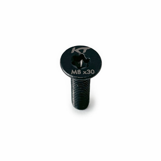 KT Foil to Board Bolt Screw Black  M8 x 30