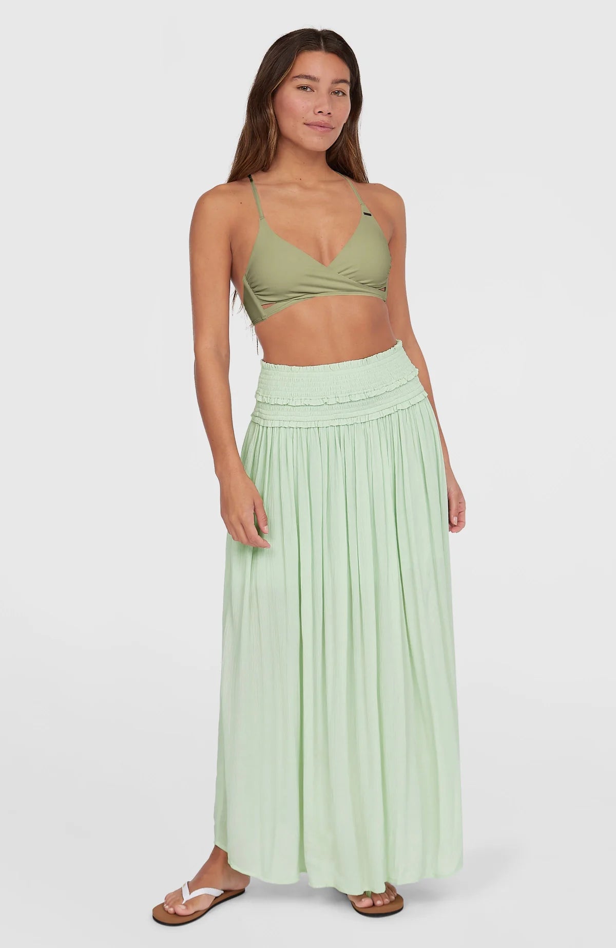 O'Neill Devyn Maxi Skirt Green