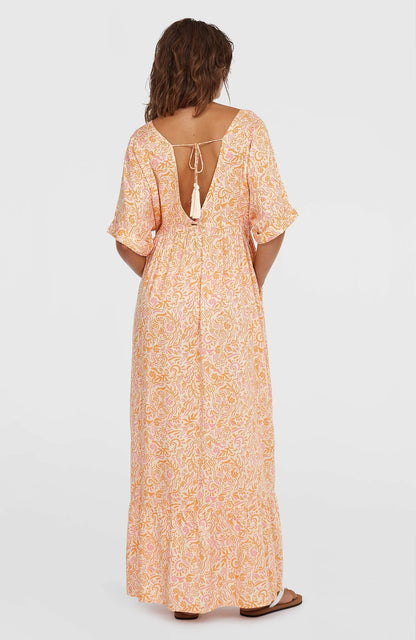 O´Neill Women of the Wave Maxi Dress Orange