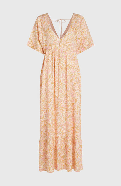 O´Neill Women of the Wave Maxi Dress Orange