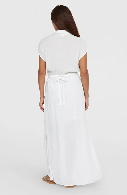 O´Neill Women Lori Maxi Shirt Dress White