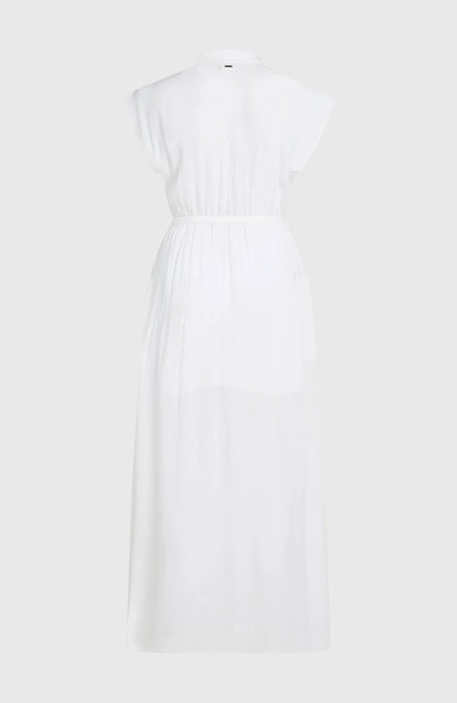 O´Neill Women Lori Maxi Shirt Dress White
