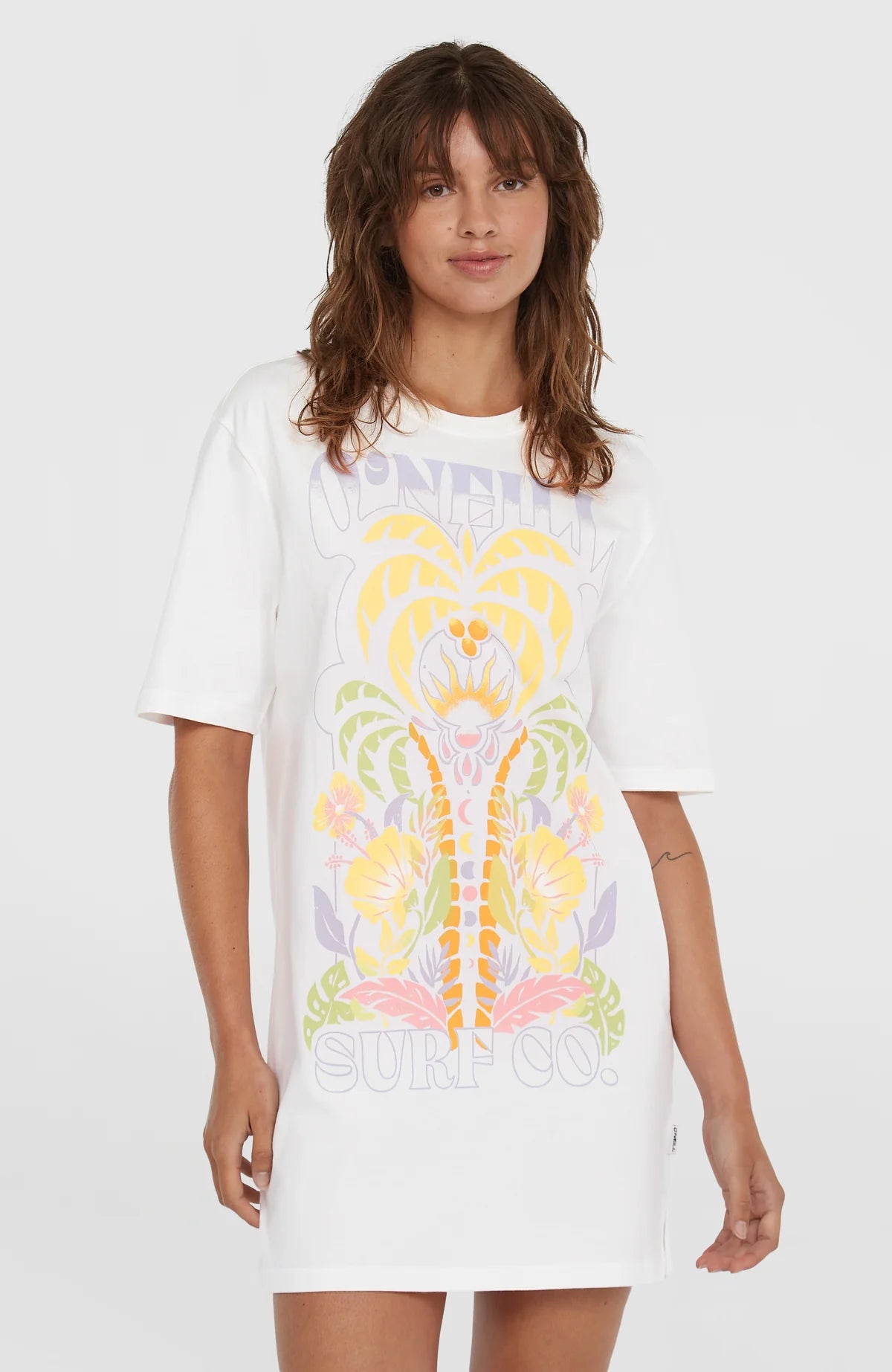 O'Neill Beach Vintage Tee Dress White