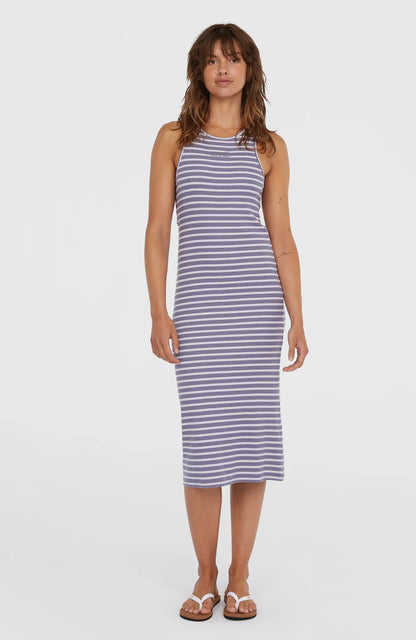 O'Neill Women Jess Midi Rib Dress Purple