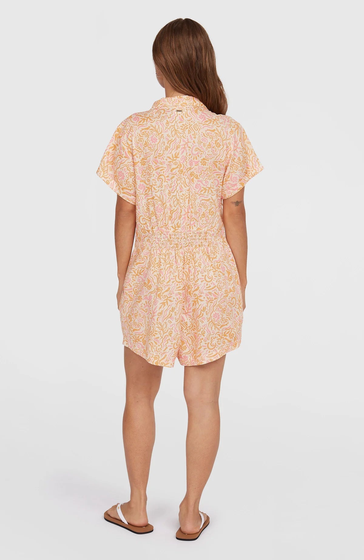 O'Neill Women Of the Wave Romper Orange