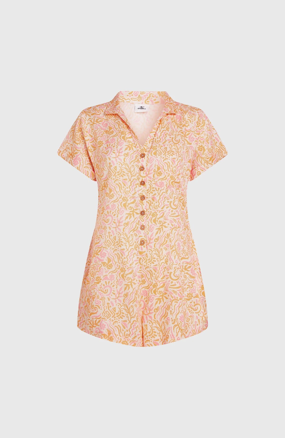 O'Neill Women Of the Wave Romper Orange