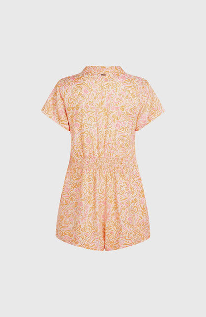 O'Neill Women Of the Wave Romper Orange