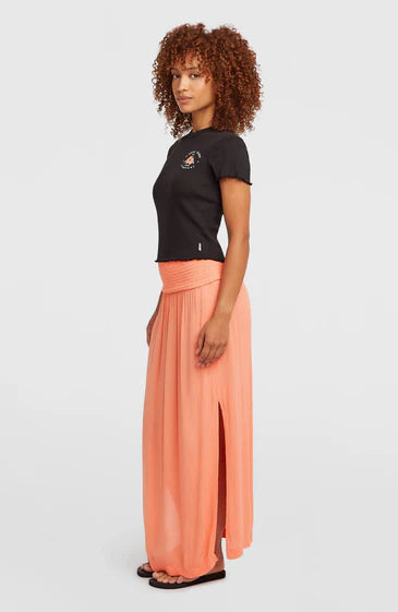 O´Neill Womens Johnny Maxi Skirt Peach