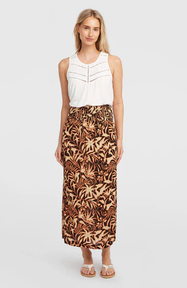 O´Neill Womens Johnny Maxi Skirt Black Brazilian Sun