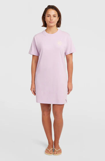 O´Neill Womens WOTW T-Shirt Dress Pale Lavender