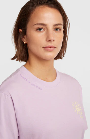 O´Neill Womens WOTW T-Shirt Dress Pale Lavender