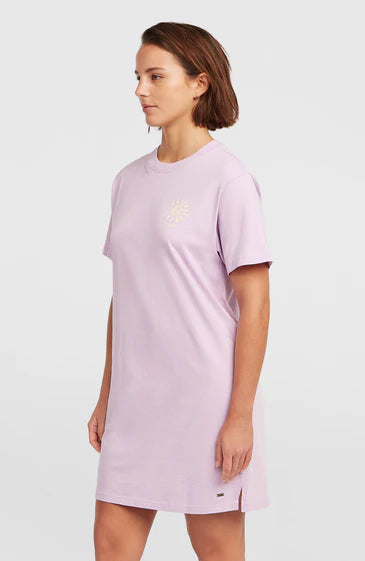 O´Neill Womens WOTW T-Shirt Dress Pale Lavender