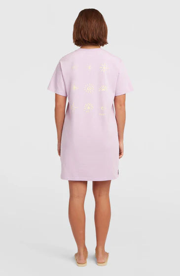 O´Neill Womens WOTW T-Shirt Dress Pale Lavender