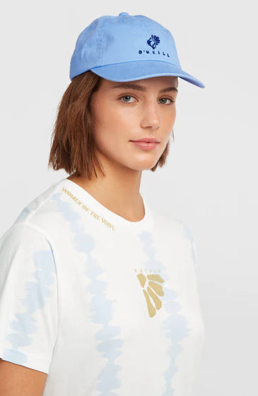 O´Neill Womens WOTW T-Shirt Dress White Tie Dye