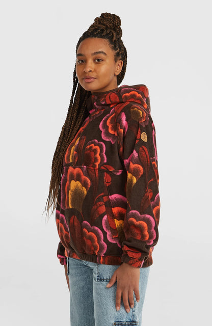 O'neill Women O'Riginals Superfleece Hoodie | Brown FLORAL