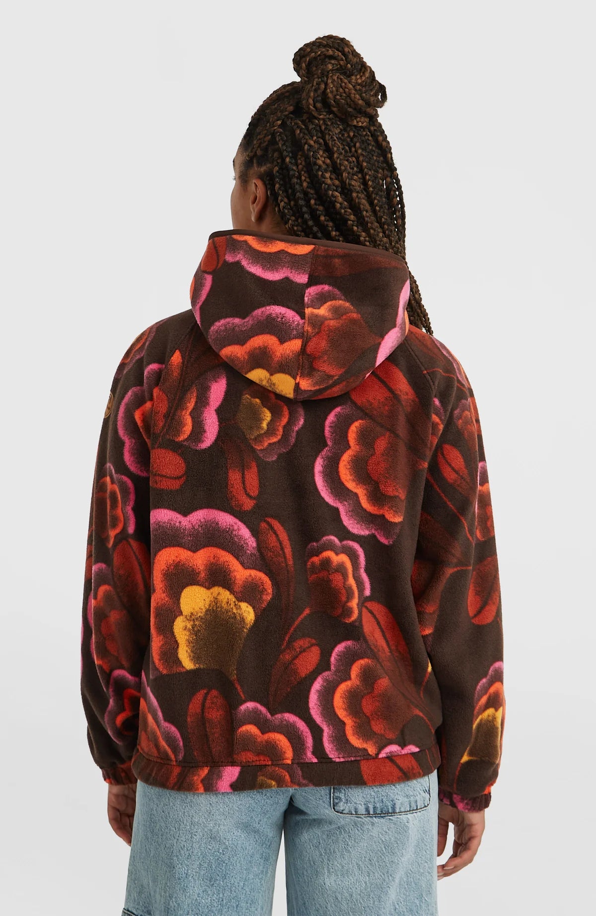 O'neill Women O'Riginals Superfleece Hoodie | Brown FLORAL