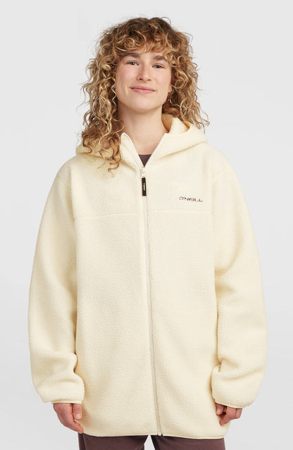 O'Neill Must Have Long FZ High Pile Fleece | Linen White