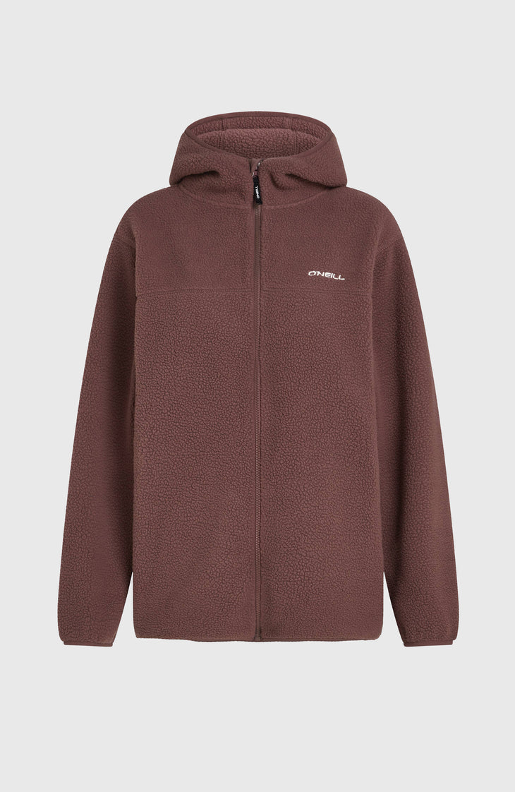 O'Neill Must Have Long FZ High Pile Fleece | Purple Gray