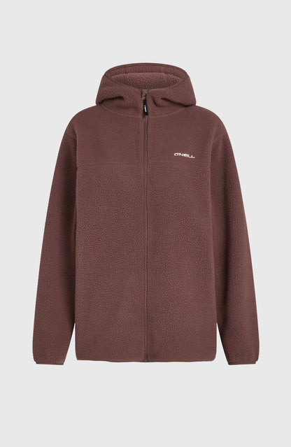 O'Neill Must Have Long FZ High Pile Fleece | Purple Gray