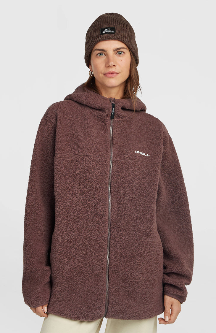 O'Neill Must Have Long FZ High Pile Fleece | Purple Gray