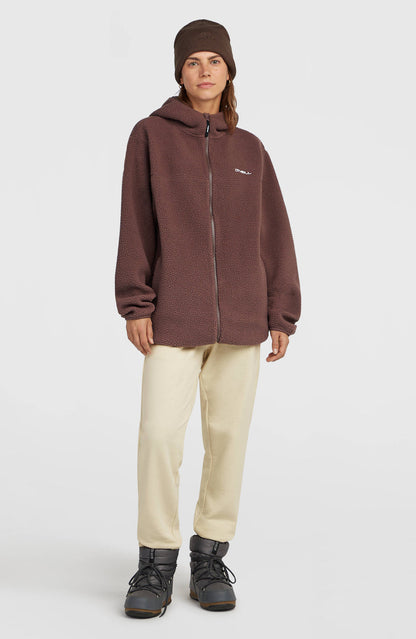 O'Neill Must Have Long FZ High Pile Fleece | Purple Gray