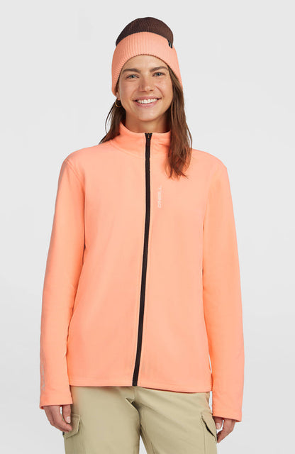 O'Neill | Women FWC'Cruz Jack's Polartec Full-Zip Fleece | Funky Peach