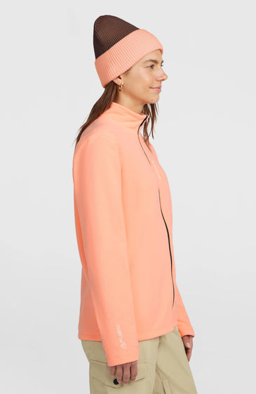 O'Neill | Women FWC'Cruz Jack's Polartec Full-Zip Fleece | Funky Peach