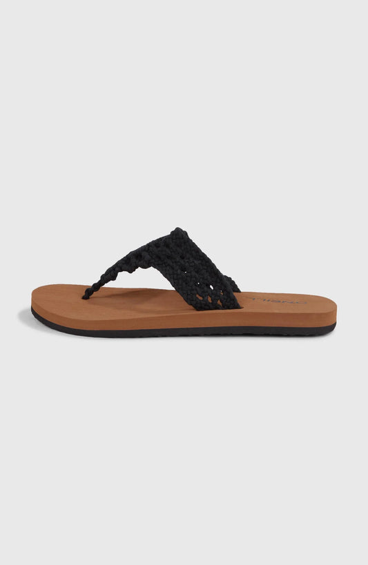 O'Neil Women Ditsy Crochet Sandals | Black