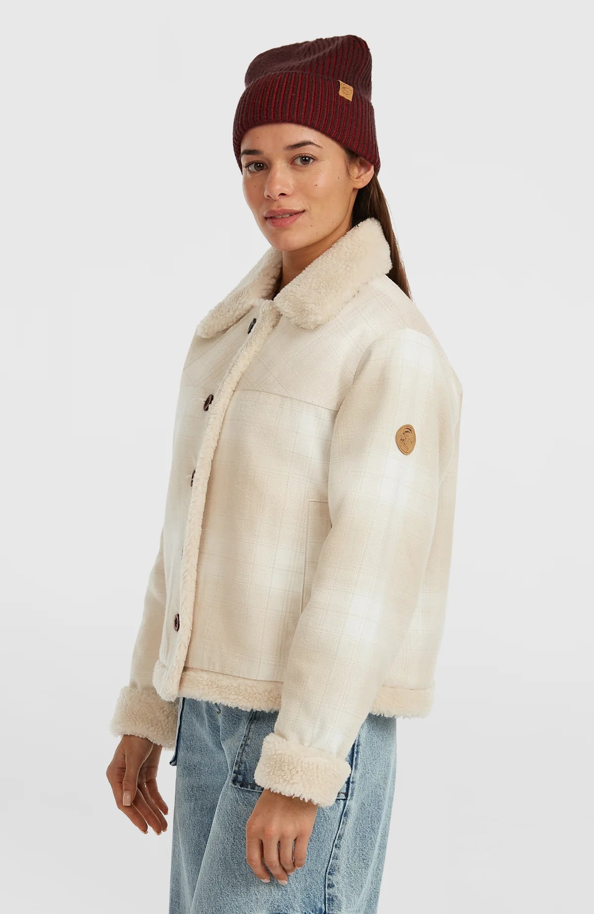 O'neill Women O'Riginals Fleece-Lined Jacket | Beige