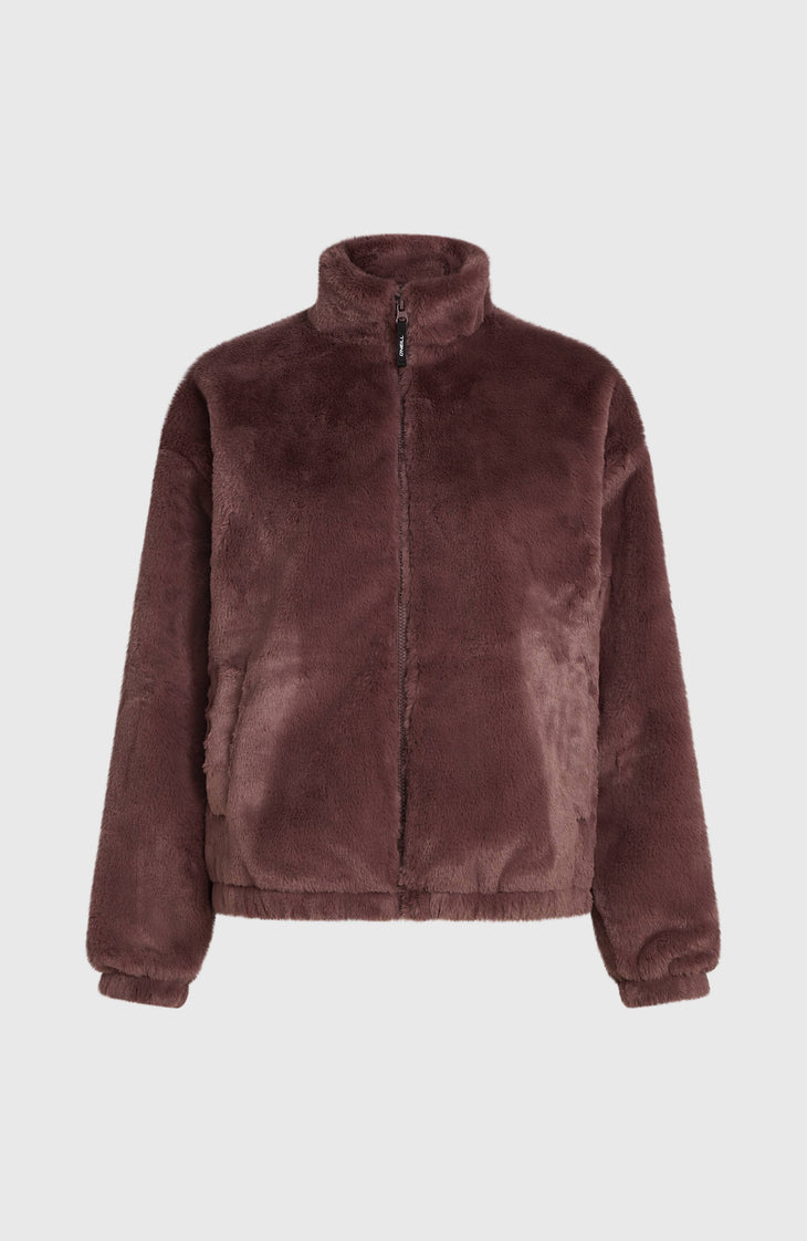 O'Neill Woman | Must Have Full Zip Faux Fur Jacket | Purple Gray