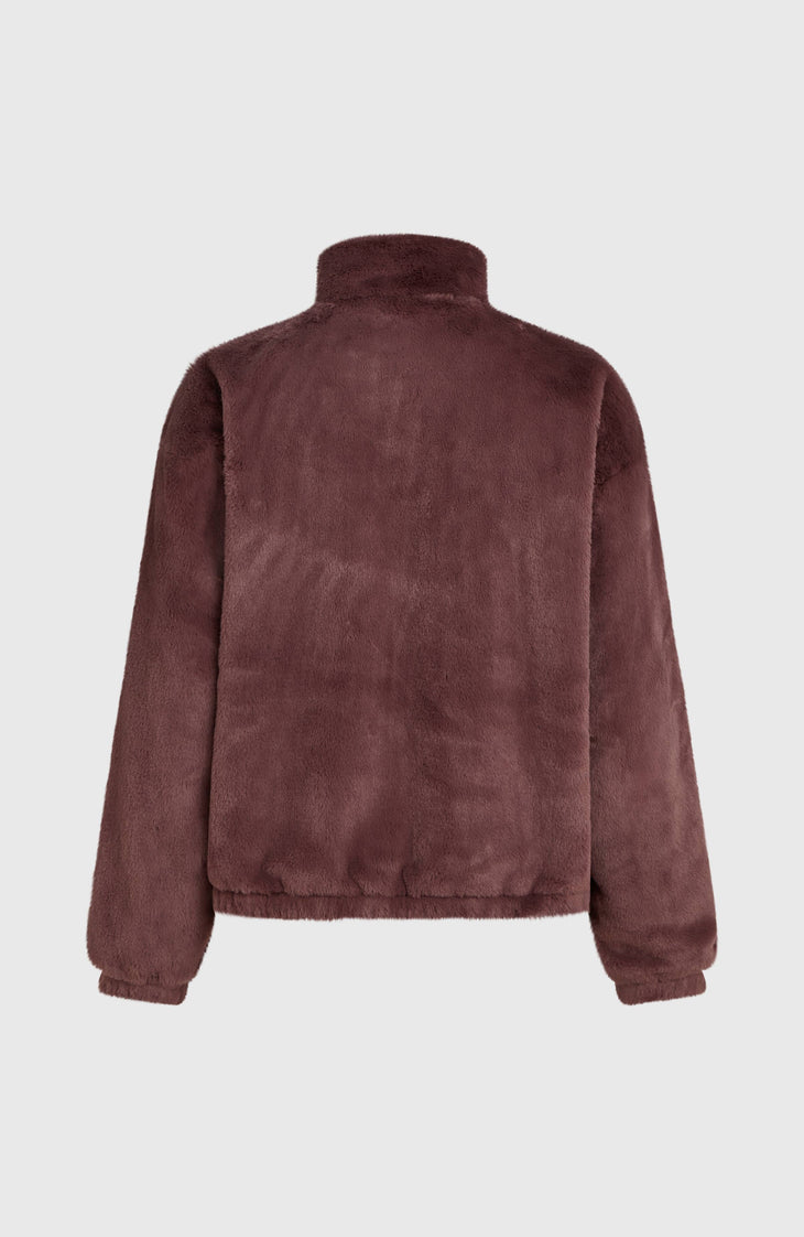 O'Neill Woman | Must Have Full Zip Faux Fur Jacket | Purple Gray