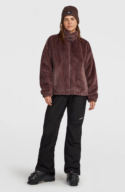 O'Neill Woman | Must Have Full Zip Faux Fur Jacket | Purple Gray