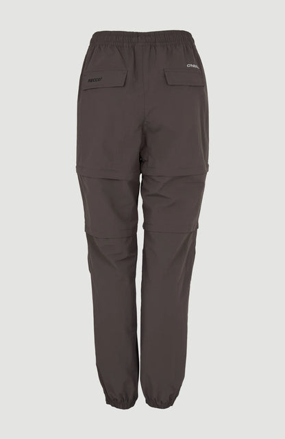 O'neill Women Tour Convertible High-Waist Zip Pants | Grey