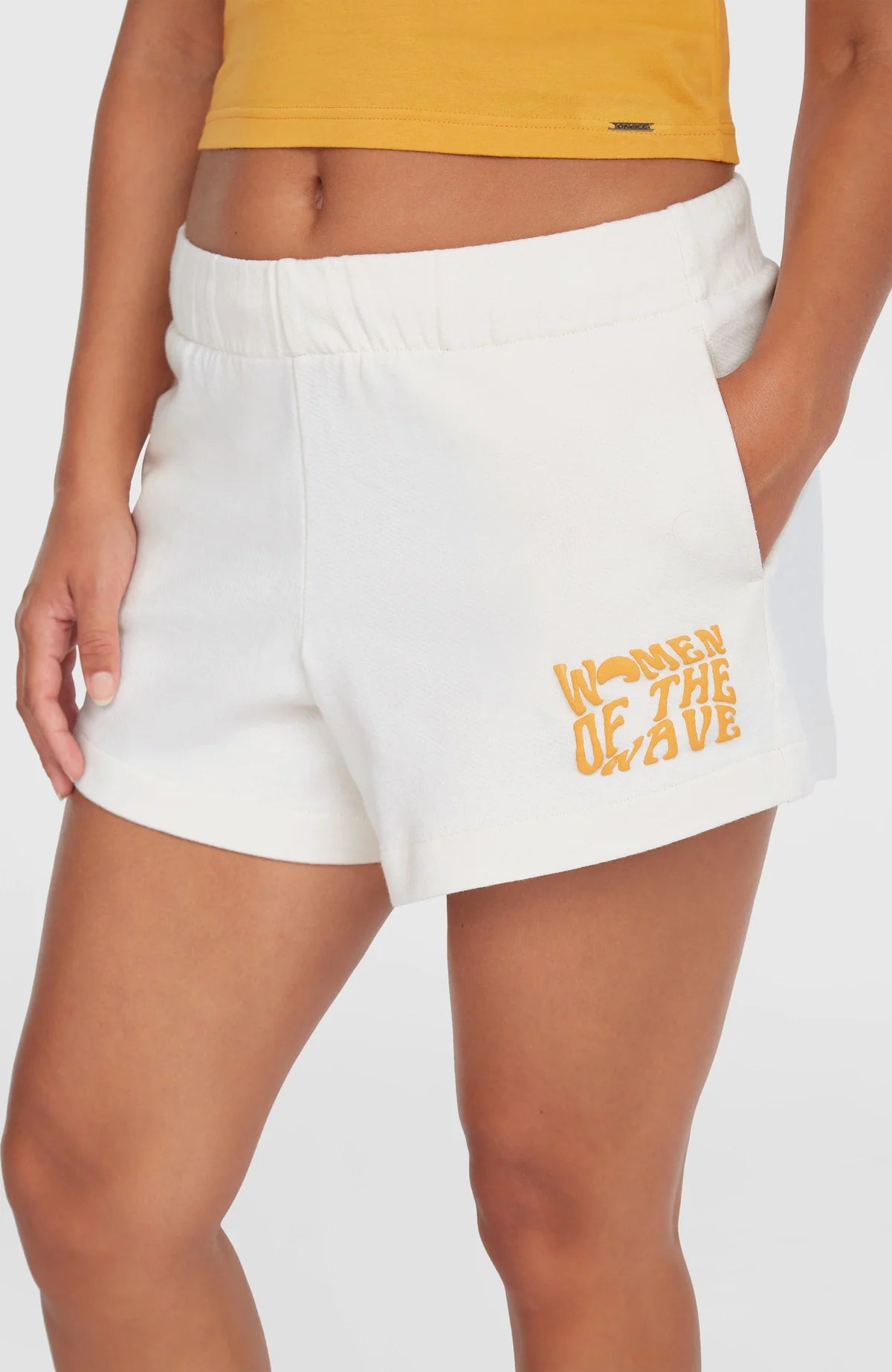 O'Neill Women Of the Wave Sweat Shorts White